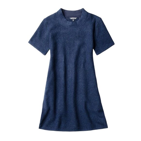 NWT Toad & Co Wiggins Wool Sweater Dress Women’s Size Small Navy Blue Active NEW - Picture 11 of 11